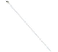 DeLock Lot de 10 Serre-câbles en Acier Inoxydable Blanc 300 x 4,6 mm