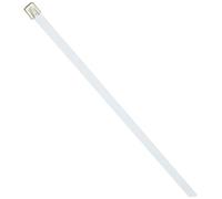 DeLock Lot de 10 Serre-câbles en Acier Inoxydable Blanc 300 x 7,9 mm