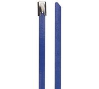 DeLock Lot de 10 Serre-câbles en Acier Inoxydable Bleu 200 x 4,6 mm