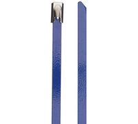 DeLock Lot de 10 Serre-câbles en Acier Inoxydable Bleu 400 x 4,6 mm
