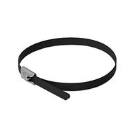 Delock Lot de 10 Serre-câbles en Acier Inoxydable Noir 400 x 4,6 mm