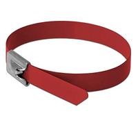 DeLock Lot de 10 Serre-câbles en Acier Inoxydable Rouge 400 x 7,9 mm