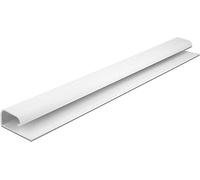 DeLOCK Lot de 2 goulottes pour Montage sous Meuble Blanc 57 x 25 mm Longueur 400 mm