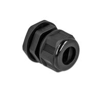 Delock Lot de 2 Presse-étoupes PG16 pour câble Plat Noir