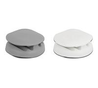 Delock Lot de 2 Supports de câbles adhésifs avec 4 passages