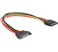 Delock Lot de 3 rallonges Power SATA 15 broches vers SATA 15 broches femelle 30 cm