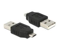 DeLock Lot de 4 adaptateurs USB micro-B mâle vers USB 2.0 A mâle
