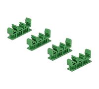 DELOCK 65961 - Clip de rail DIN pour PCB 4 unités