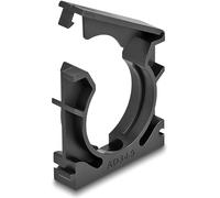 DeLOCK Lot de 4 Supports de câble avec Clip de Fermeture Noir 34,5 mm