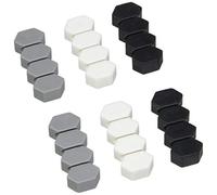 DeLock Lot de 6 Supports de câbles en Forme de nid d'abeille