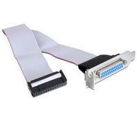 Low Profile Slot Bracket > 1 x Parallel - Panneau parallèle - DB-25 (F) pour IDC 25 broches (F) - 22 cm