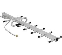 DELOCK LPWAN 806-896 MHz Yagi Antenne SMA 10 dBi Rigide pour Montage Mural et sur mât en extérieur