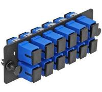 DELOCK LWL Adapter Panel SC Simplex UPC 12 Port blau