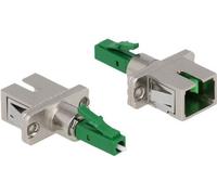 DELOCK LWL Hybrid Kupplung LC Simplex St zu SC Bu grün