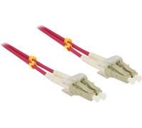 DELOCK LWL Patchkabel LC -> LC 1.00m Multimode Duplex OM4