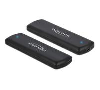 Delock M.2 NVME & SATA SSD Enclosure, USB 3.2 Gen2 Type-C 10 Gbps, 2280, 2260, 2