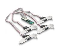DELOCK 95269 - Carte M.2, 4 ports RS232, sérielle, profil standard et bas