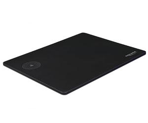 Delock Mauspad mit induktivem Ladegerät USB Black
