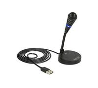 DeLOCK 65868 microphone Noir Microphone de PC