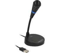 DeLock Microphone USB, avec touche tactile de silence