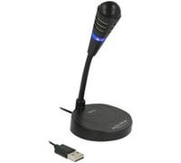 DeLOCK 65868 microphone Noir Microphone de PC