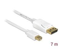 DeLOCK cable mini DisplayPort St > 7,0 m blanc - 83485
