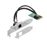 DELOCK Mini PCIe I/O PCIe full size 1 x RJ45 Gigabit LAN