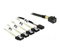 - Câble SATA / SAS - SAS 12Gbit/s - Mini SAS HD (SFF-8643) pour 4 x SATA - 1 m