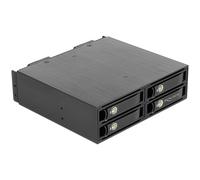 DeLOCK Obturateur de baie 47235 – 13,3 cm (5.25") Plateau de stockage de disques Noir