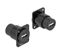 DeLOCK Module D-Type USB 2.0 Type-A femelle à femelle