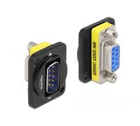 DELOCK Module de type D DB9 mâle vers DB9 femelle