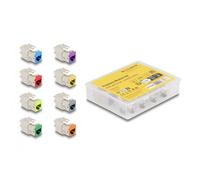 Delock Module Keyston RJ45 femelle vers LSA Cat.6A sans outils
