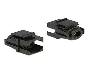 Delock Module Keystone Toslink Femelle > Prise Toslink Noire.