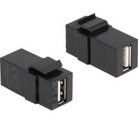 Delock Module Keystone USB 2.0 A femelle vers USB 2.0 A femelle SW