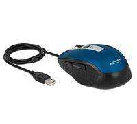 DeLOCK Mouse ÓPTICO DE 5 BOTONES USB Type A Azul