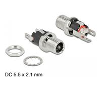 Delock - Netzanschluss - Gleichstromstecker 5,5 x 2,1 mm (W) 3 A (90056)