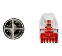 DELOCK Netzwerkkabel M12 8 Pin X-kodiert > RJ45 St PVC 1m