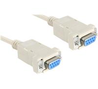DELOCK Nullmodemkabel D-Sub9 -> D-Sub9 Bu/Bu 3.00m