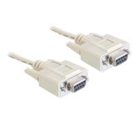 DELOCK 84250 - Câble série modem nul à 9 broches, fiche / fiche, 5 m