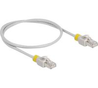 DELOCK NWK RJ45 Cat.6A S/FTP mit farbigen Clips 0,5 m