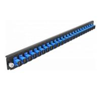 DELOCK Panel Frontal DE LA CAJA DE EMPALME DE 19" 24 Port SC SIMPLEX Azul