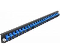 DELOCK Panel Frontal DE LA CAJA DE EMPALME DE 19" 24 Port SC SIMPLEX Azul