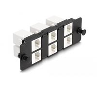 DeLOCK Panneau Adaptateur Keystone 6 Ports Noir Marque