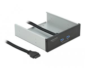 DeLOCK Panneau avant 5.25? avec 2 x ports USB 5 Gbps Type-A