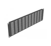 DeLOCK Panneau d'armoire de réseau 19¿ avec évents verticaux, 3 unité, noir