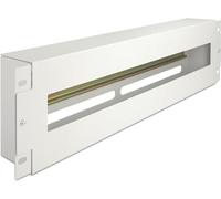 DeLOCK Panneau de disjoncteurs 19″ avec Capot et Rail DIN, 3U, Gris métallisé