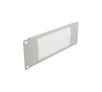 DeLOCK Panneau de Gestion de Câbles 2U 10" Gris Métal (Réf. 66535) - Bande Passe-Câbles avec Brosses Anti-Poussière 254x88.5x10mm