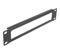 Delock Panneau de Placard réseau 10″ avec Ouverture 1U Noir