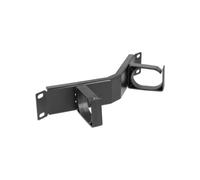 DeLOCK Panneau Gestion de Câbles 10" 1U Angulé Noir - Métal - 2 Crochets - Largeur 60mm, Profondeur 254mm - Compatible Rack 10"