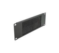 DeLOCK Panneau Passe-Câbles à Brosse 2U 10" Noir - Métal/Nylon - Largeur 88.5mm, Profondeur 25.4cm - Montage Rack 10 pouces